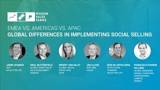 Americas vs EMEA vs APAC Global Differences For Implementing Social Selling [upl. by Odericus37]