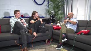 The Glorious Sons Backstage Interview at DC101 Office Party 2018 [upl. by Liatris]