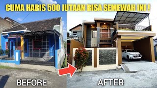 PROSES RENOVASI RUMAH MEWAH MINIMALIS BUDGET 500 JUTAAN  how to build a beautiful house [upl. by Eessej]