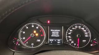 Audi Q5 Low Tire Pressure Warning Visually No Flat Tire [upl. by Selima]