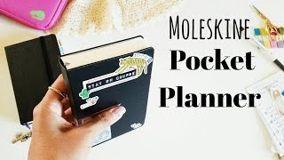 Moleskine Planner Setup pt 1  Pocket Agenda [upl. by Shulock]