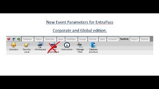 New Event Parameters for EntraPass Corporate and Global edition [upl. by Rafaelle139]