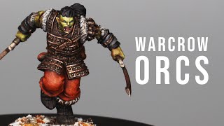 Painting ORCS  EFFECTIVE TECHNIQUES FOR PAINTING YOUR GREENSKINS  Warcrow Northern Tribes [upl. by Inalial]