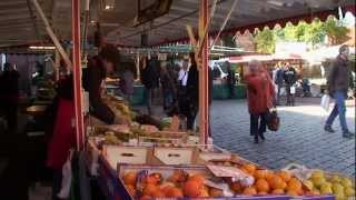 Buxtehude  Wochenmarkt in der Altstadt [upl. by Eicam]