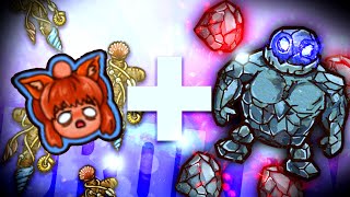 Stoned Skill  Stone Golem  Nuts  Backpack Battles [upl. by Manard]