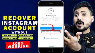 Recover Instagram Account Without Email Password Selfie Video and Number  Instagram Id Recovery [upl. by Menon]