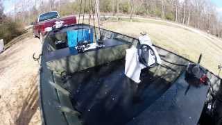 Best jonboat setup for striperscatfishcrappie [upl. by Melessa640]