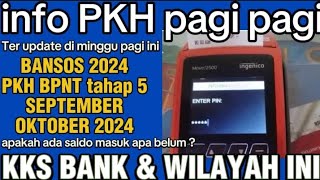 PKH HARI INI PAGI INI PKH BPNT TAHAP 5 BERIKUT INI HASILNYA APAKAH CAIR KKS NYA [upl. by Noirb270]