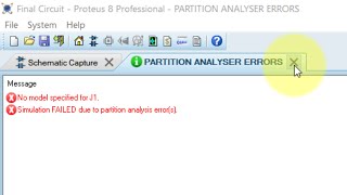 How to fix No model specified in Proteus Simulation Error [upl. by Winter934]