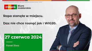 Dax nie chce rosnąć Bieżąca AT  2024 06 27 [upl. by Alger]