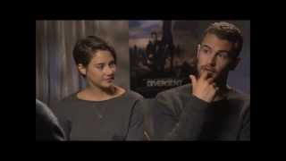 Miles Teller Zoë Kravitz Divergent Series Allegiant Interview  Exclusive [upl. by Paton]