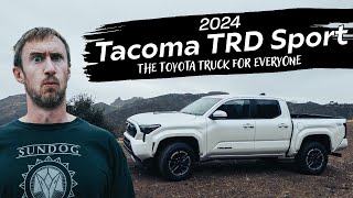 The Tacoma TRD Sport Handles BETTER  2024 Toyota Tacoma TRD Sport PREVIEW [upl. by Atiloj]