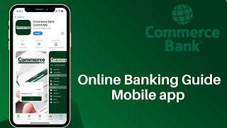 Commerce Bank Online Guide Mobile  Commerce Bank Login Reset Password Register Open Account [upl. by Annabelle]