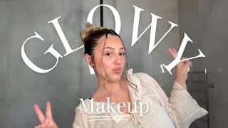 how to do the ✨GLOWY✨makeup look TUTORIAL [upl. by Breeze]