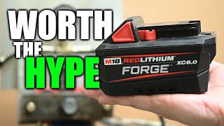 TESTED Milwaukees Spicy New M18 FORGE Batteries [upl. by Pagas]