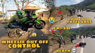 NINJA 300 VS😈 KTM RC390  duke 200 total  NINJA 300 WHEELIE😍 BadalToxic72 [upl. by Orva196]