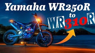 Heavily Modified Yamaha WR250R 310R Walkaround amp Startup [upl. by Etneciv]