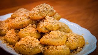 How to make Melomakarona recipe Greek Christmas Honey Cookies [upl. by Ayekel]