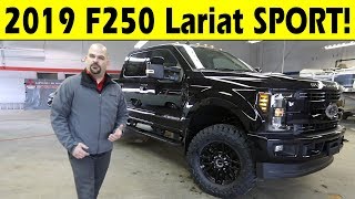 2019 Ford F250 Lariat Sport Exterior amp Interior Walkaround [upl. by Llennaj]