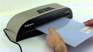 Fellowes Callisto 95 Pouch Laminator Demo [upl. by Niarb]