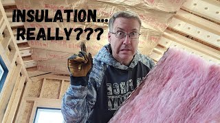 How To Insulate amp Baffle A Shed Roof  12x24 Tiny Home SemiOff Grid DIY Shed to House Conversion [upl. by Annetta414]