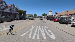 Driving Street View At Solvang California 4K Resolution [upl. by Nicholl]