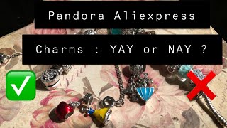 Pandora Charms on Aliexpress  YAY or NAY [upl. by Kym618]