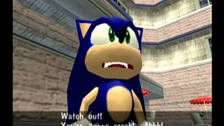 Sonic Adventure SEGA Dreamcast Playthrough  Sonics Story Part 1 [upl. by Iak]