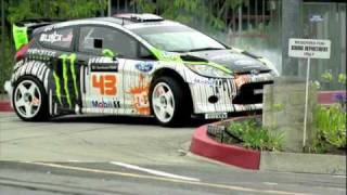 Ken Block Gymkhana 4  Ford Fiesta [upl. by Brodench146]