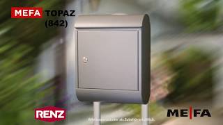 MEFA Topaz 842 Briefkasten  Renz Briefkasten [upl. by Laspisa]