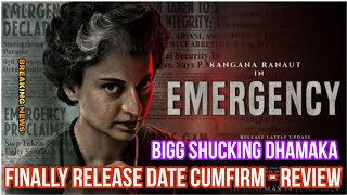 EMERGENCY  KANGANA RANAUT  NEW UPCOMING MOVIE  RELEASE DATE CUNFIRM emergency kanganaranaut [upl. by Lesoj]