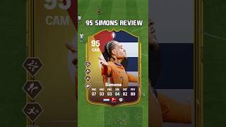 95 Simons Review in EA FC 24 shorts short fc24 eafc24 euro2024 makeyourmark xavisimons rblz [upl. by Biles]