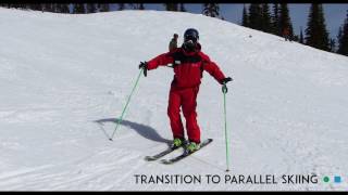 Ski Tips  How to Transition to Parallel Skiing [upl. by Floria]