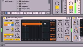 Tutorial 1 Multiband Dynamics  Drum Processing  Ableton Live [upl. by Niles910]