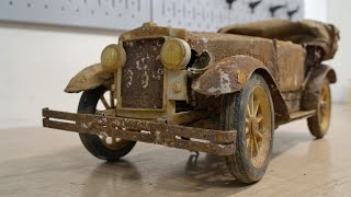 Restoration of an old toy car Phaeton [upl. by Sacken521]