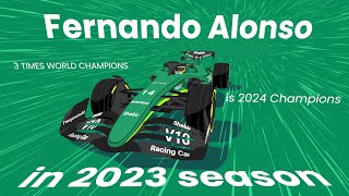 Fernando Alonso in 2023 Formula 1 season fernandoalonso [upl. by Marvin]