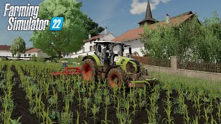 Farming Simulator 22 Je passe la bineuse dans le maïs 🌽 [upl. by Thebazile]