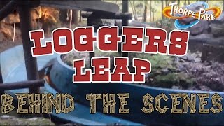 Thorpe Park  Behind the scenes Loggers leap and Canada creek railway [upl. by Autumn745]