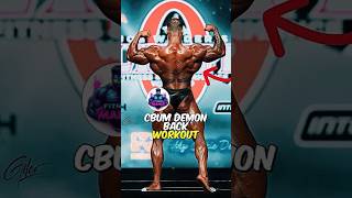 Chris Bumsteads BACK WORKOUT for MASS cbum shorts [upl. by Aikaj]