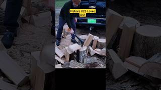 Fiskars X25 Splitting Axe is a Great Tool axe [upl. by Carothers]