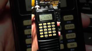 Yupiteru MVT7100 on 40 meters amateur band [upl. by Ahsieker]