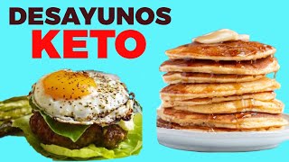 🍳5 DESAYUNOS KETO EN 10 MINUTOS QUE NO SON HUEVO CON JAMÓN  DESAYUNOS FÁCILES Y RÁPIDOS [upl. by Bremen]