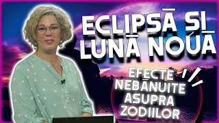 Eclipsă și Lună Nouă pe 8 aprilie 2024 Previziuni făcute de Camelia Pătrășcanu [upl. by Acenes]