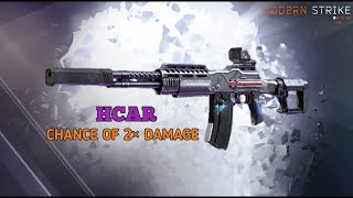 Modern Strike Online  HCAR Assault Rifle Has Chance of 2× Damage 😱🔥💥 [upl. by Ashil808]