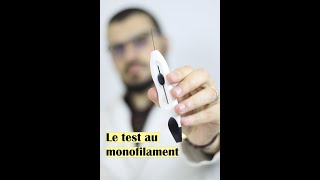 Le test au monofilament [upl. by Fawn]