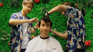 ASMR  REAL Barbershop Haircut ✂️ [upl. by Cobby]