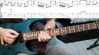 Simply The Best Guitar Solo Tabs  Tina Turner Cover [upl. by Bernhard]