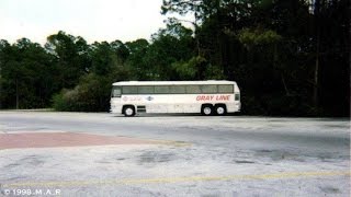 AUDIO RECORDING OF GRAY LINE TOURs 1981 MCI MC 9 BUS 4813 RETIRED [upl. by Novehs]