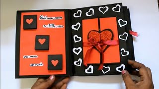 scrapbook for boyfriend ।। love scrapbook ।। birthday scrapbook ।। handmade scrapbook ideas [upl. by Tnerual748]