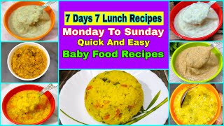 Baby Food Recipes For 1 Year To 3 Years Old  Weight Gaining Lunch For Baby  Healthy Food Bites [upl. by Addam]